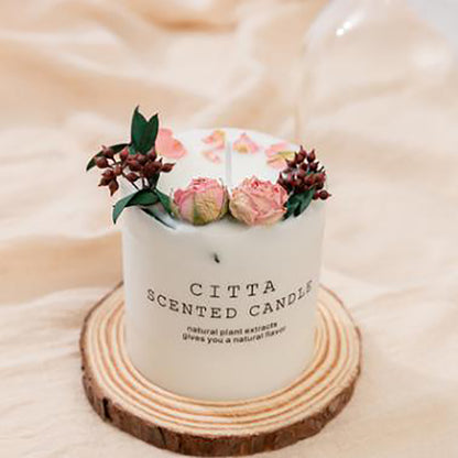 Classic Lights Scented Candles Rose Soap Flower